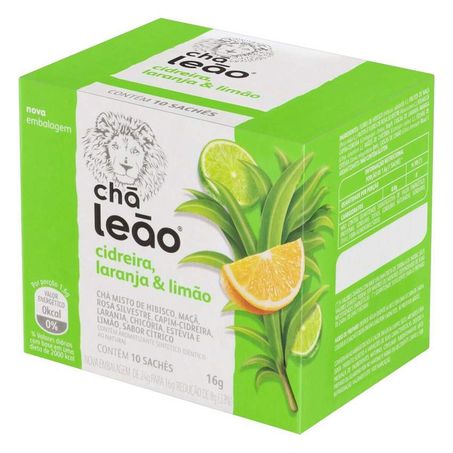 CHA LEAO CIDREIRA/LARANJA/LIMAO 16G