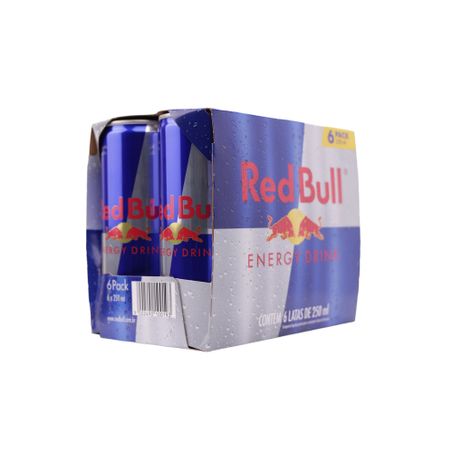 Energetico red bull trad 250ml 6un 360-22