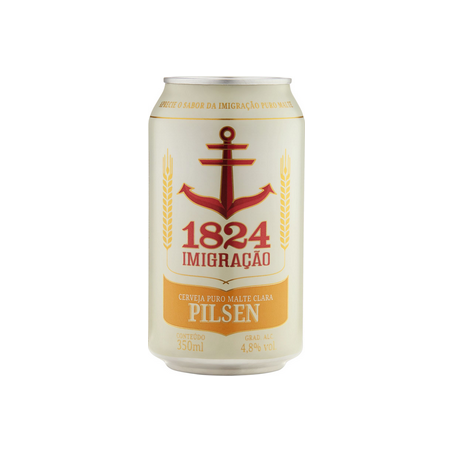 CERVEJA IMIGRAÇÃO 1824 350ML PILSEN