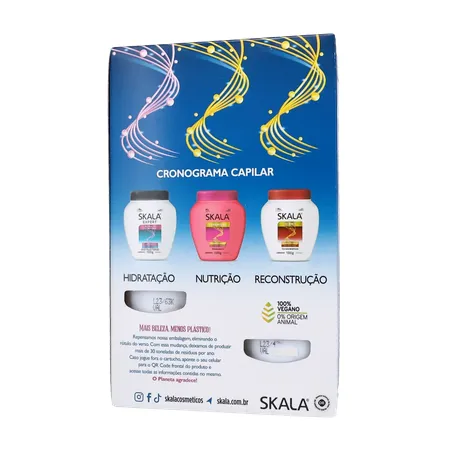 Kit Shampoo + Condicionador 325ml Cada Skala Bomba de Vitaminas Caixa com 2un - 650ml 360-19