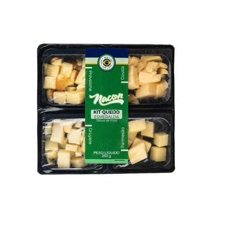 Kit Queijos Nacon Esmeralda 250G