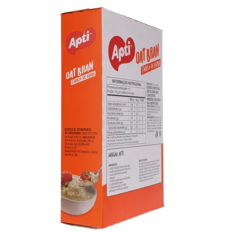 Farelo de Aveia Apti Oat Bran Caixa 150gr 360-12