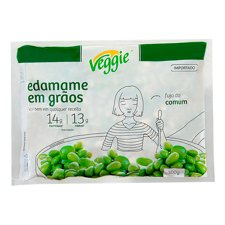 Edamame Veggie Grão Congelado 300g
