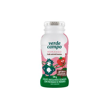 IOGURTE VERDE CAMPO 170G MORANGO KIDS