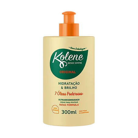 Creme para Pentear Kolene Hidratação e Brilho 7 Óleos Poderosos Squeeze 300ml