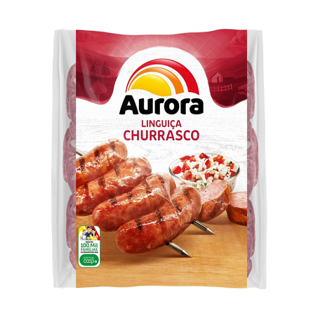 Linguiça Aurora Churrasco Congelada 700G