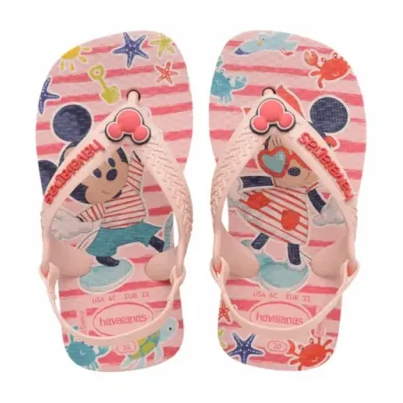 HAVAIANAS  BABY DISNEY ROSA/VERMELHO 22