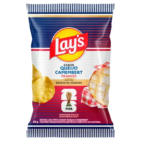 Batata lays copa queijo 62g