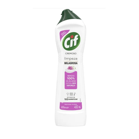 SAPONACEO LIMPEZA MILAGROSA FLORAL CIF 450ML