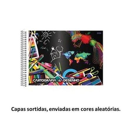 Caderno caligrafia dna 1/4 40fl