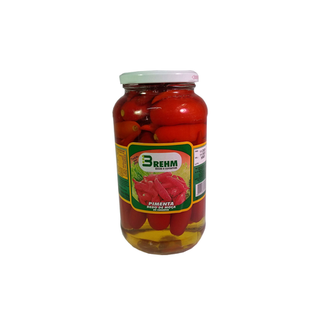 PIMENTA DEDO MOÇA BREHM 350G CONSERVA