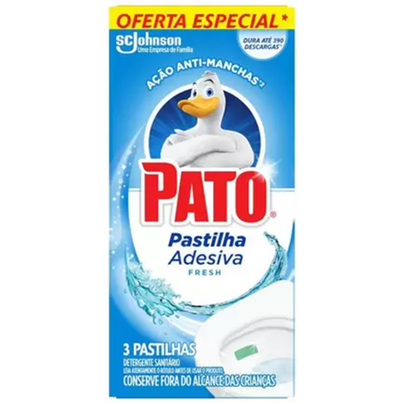 PASTILHA ADESIVA PATO FRESH 3UN