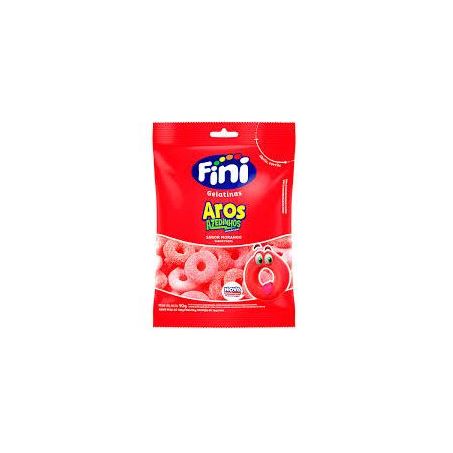 Bala fini aros morango 90g