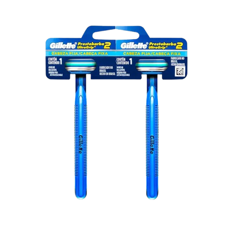 Aparelho de barbear gillette prestobarba ultragrip 2und