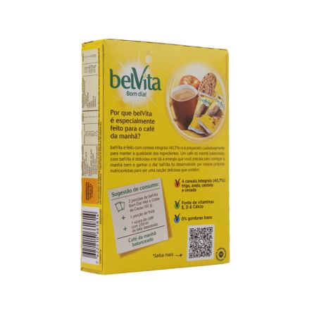Biscoito Integral Belvita Mel/Cacau 75g 360-24