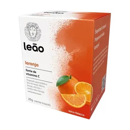 Chá leão Vitamínico Laranja 10sq