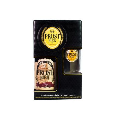 Kit prost bier cerveja+copo 600ml