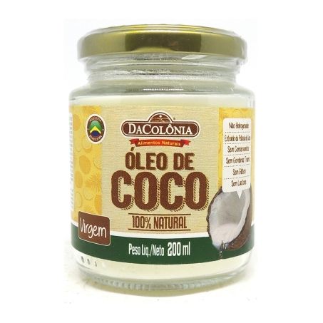 OLEO DE COCO 200ML DACOLONIA