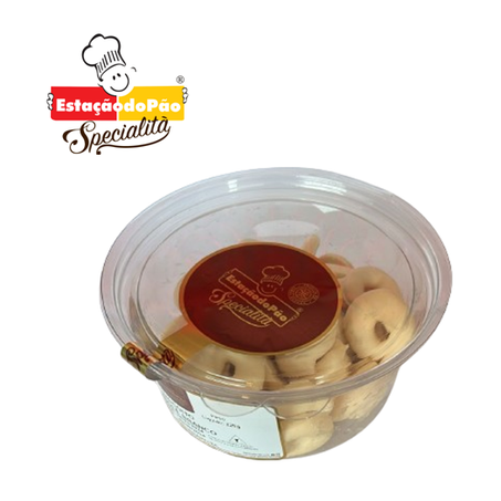 BISCOITO ESTAÇÃO DO PÃO BAMBOLE BRANCO 220G POTE