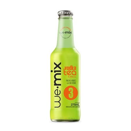 BEBIDA ICE WE MIX VODKA TEA FRUTAS VERDES LONG NECK 275ML