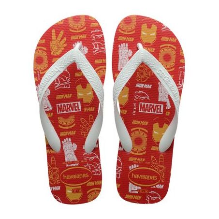 HAVAIANAS MARVEL VERMELHO/PRETO 37/38