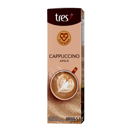 Cafe 3 coracoes 10cap cappuccino avela