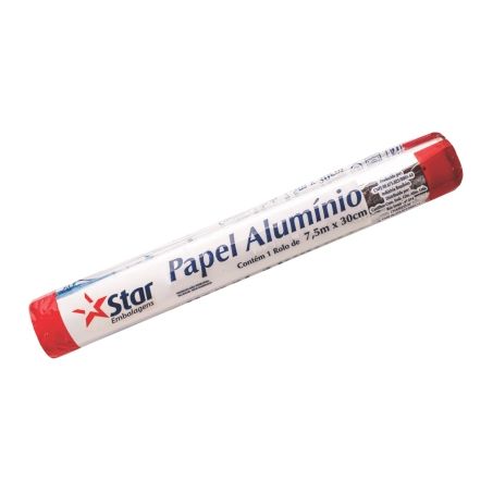 Papel alum.star 30cmx7.5mts