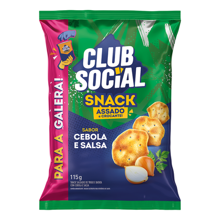 Salg Club Social Snack 115g Cebola e Salsa