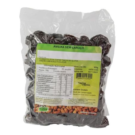 AMEIXA SEM CAROÇO 500G TERRA VERDE