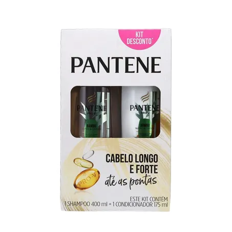 Shampoo Pantene 400ml + Condicionador Bambu Nutre Cresce 175ml 360-0