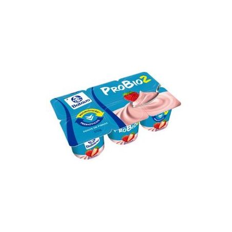 Iogurte Integral Batavo Probio2 Bandeja Morango 510g