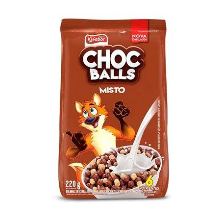 Cereal kisabor 220g choc ball misto