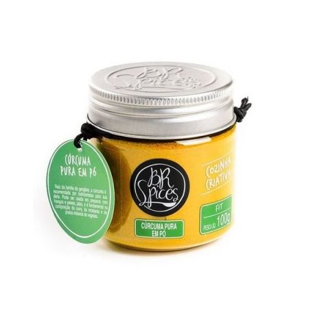 Cúrcuma Pura Br Spices Embalagem 100G