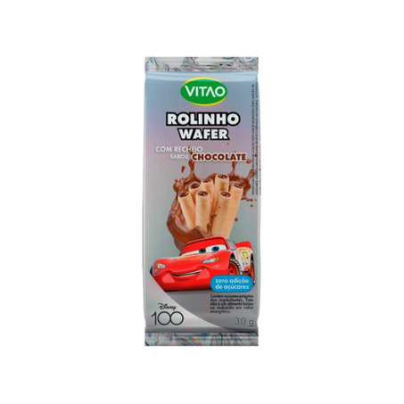 ROLINHO VITAO RECHEADO WAFER DISNEY CHOCOLATE 25G