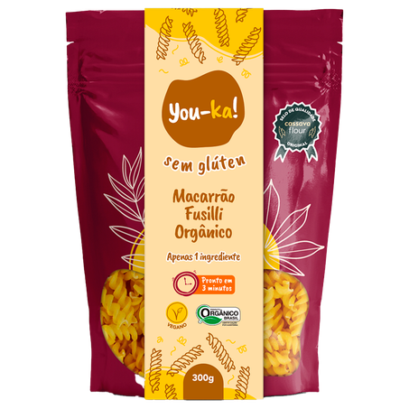 Macarrão You-Ka! Fusilli Orgânico 300g