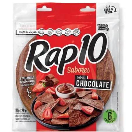 Tortilha bimbo rap10 chocolate c/6un 198g