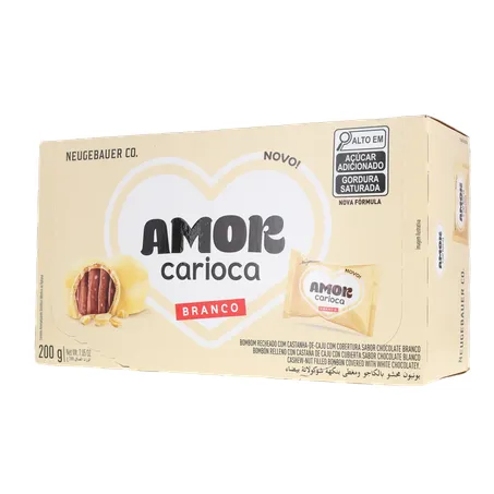 BOMBOM NEUGEBAUER AMOR CARIOCA BRANCO CAIXA 200G 360-3