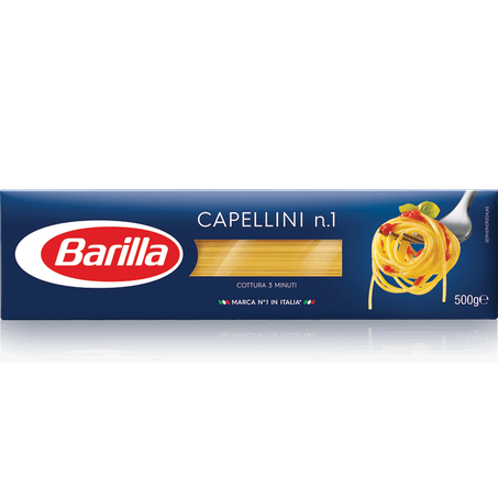 Massa barilla grano duro capellini n1 500g