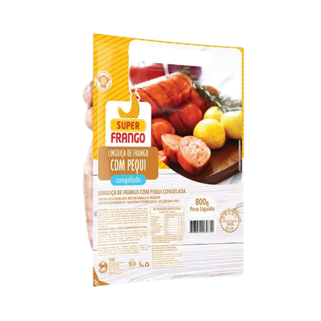 LINGUIÇA SUPER FRANGO COM PEQUI 800G