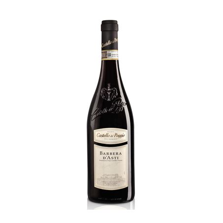 Vinho Italiano Castello Del Poggio DAsti Doc Barbera 750Ml Tinto