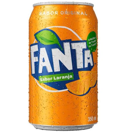 Refrigerante lata 350ml fanta laranja un