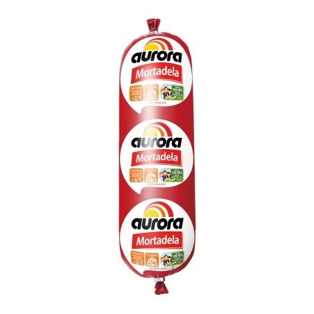 MORTADELA SUINA C/GORDURA AURORA 1KG