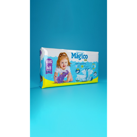 Fralda Mundo Magico Mega Xxg com 50 Unidades