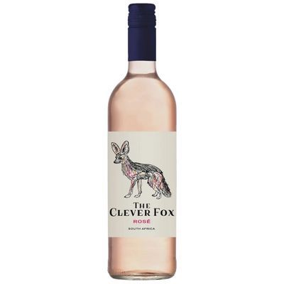 Vinho rosé seco clever fox 750ml