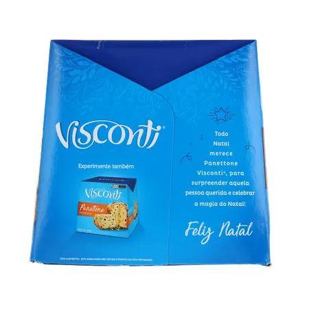 Panettone Visconti Chocolate Caixa 400gr 360-9