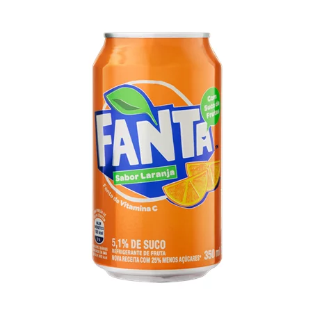 REFRIGERANTE LARANJA FANTA LATA