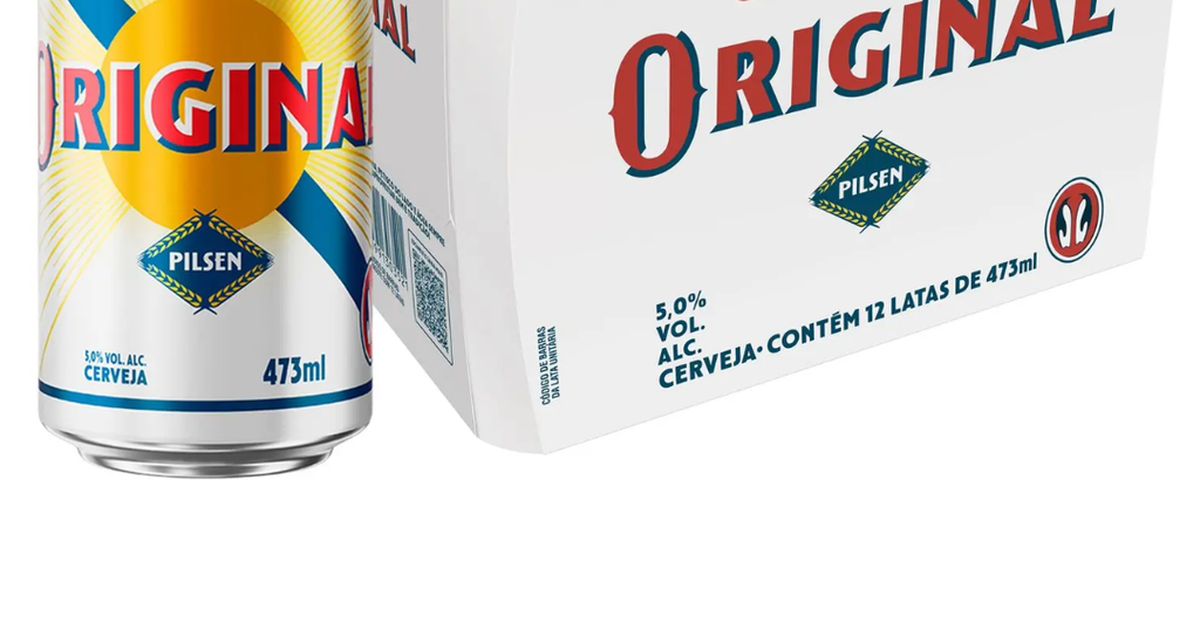 CERVEJA ORIGINAL LT 473ML DZ PACK ECO