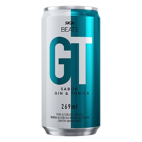 BEBIDA MISTA ALCOÓLICA GASEIFICADA GIN & TÔNICA SKOL BEATS GT