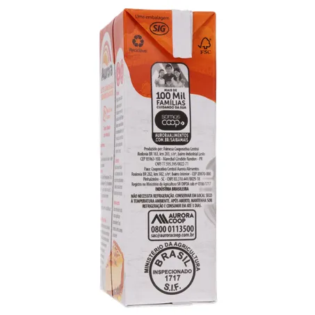 Leite cond aurora semidesn. 395g 360-26