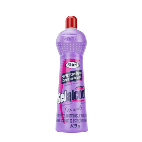 ALCOOL GEL START 62,4° 500G LAVANDA